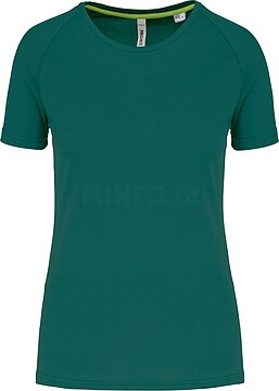 T-shirt de desporto de senhora de material reciclado com decote redondo PA4013