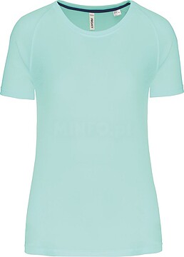 T-shirt de desporto de senhora de material reciclado com decote redondo PA4013