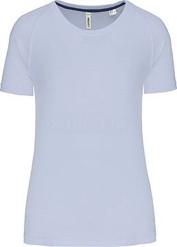 T-shirt de desporto de senhora de material reciclado com decote redondo PA4013