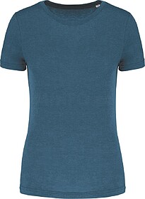 PA4021 T-shirt de desporto de senhora Triblend com decote re...