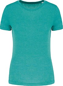 PA4021 T-shirt de desporto de senhora Triblend com decote re...