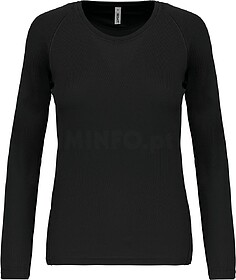 PA444C T-shirt de senhora de desporto de manga comprida tam:...