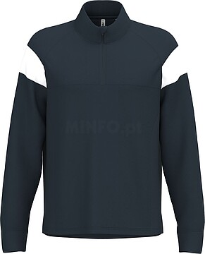 Sweatshirt 1/2 fecho de desporto unissexo PA387