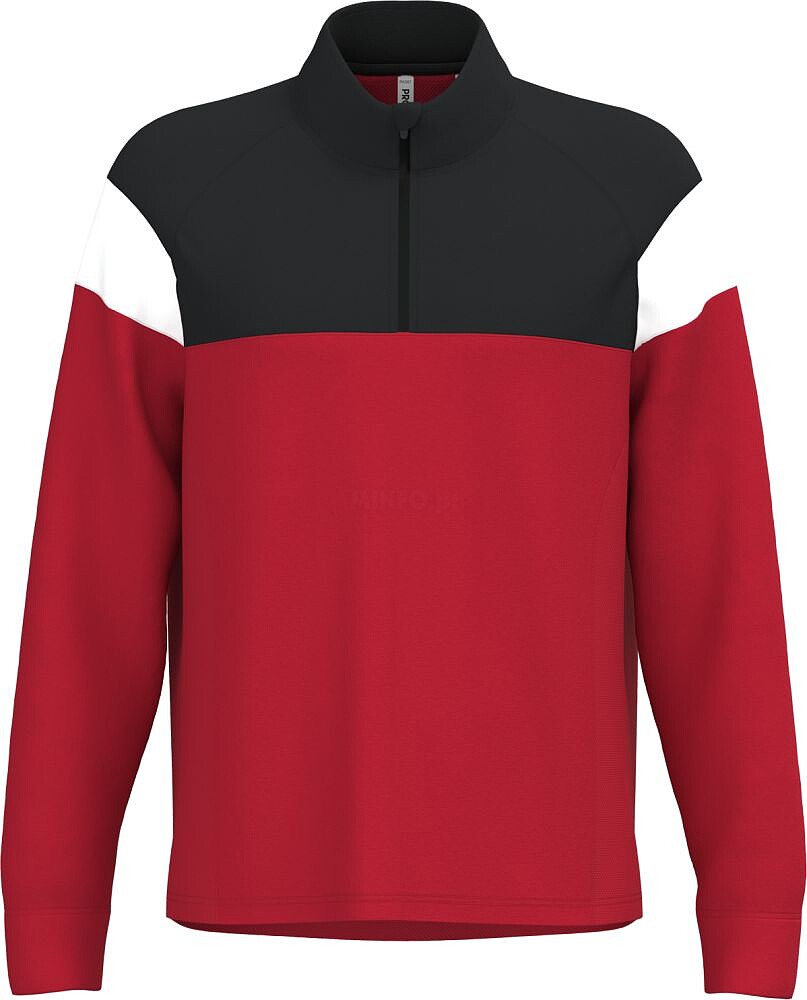 Sweatshirt 1/2 fecho de desporto unissexo PA387