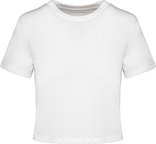 PA4022 Top curto triblend de senhora tam: L cor: White : PRO...