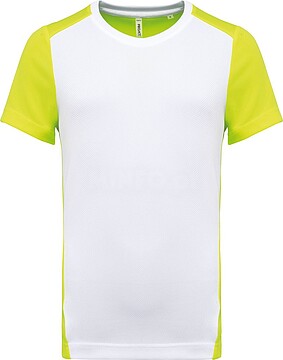 T-shirt de desporto bicolor eco-responsável de homem PA4014