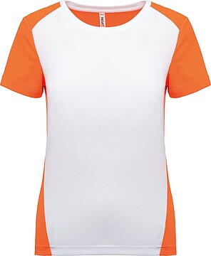 T-shirt de desporto bicolor eco-responsável de senhora PA4015