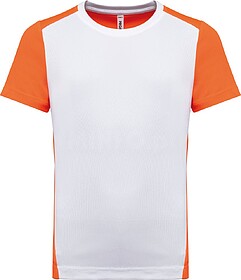 PA4016 T-shirt de desporto bicolor eco-responsável de crian...