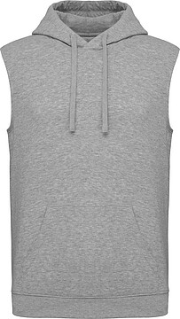 Sweatshirt com capuz sem manga unissexo PA393