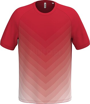 T-shirt multidesporto em poliéster sublimado unissexo PA4047
