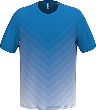 T-shirt multidesporto em poliéster sublimado unissexo PA4047