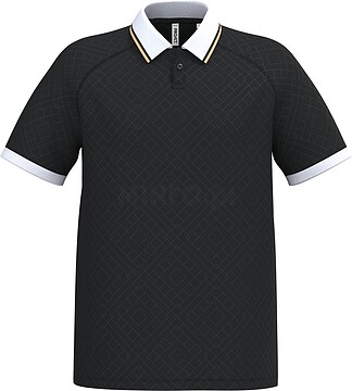 T-shirt lifestyle com colarinho tipo polo unissexo PA497
