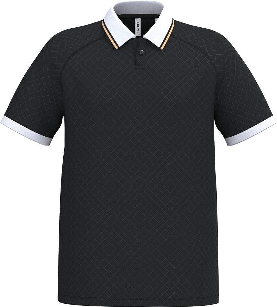 T-shirt lifestyle com colarinho tipo polo unissexo PA497