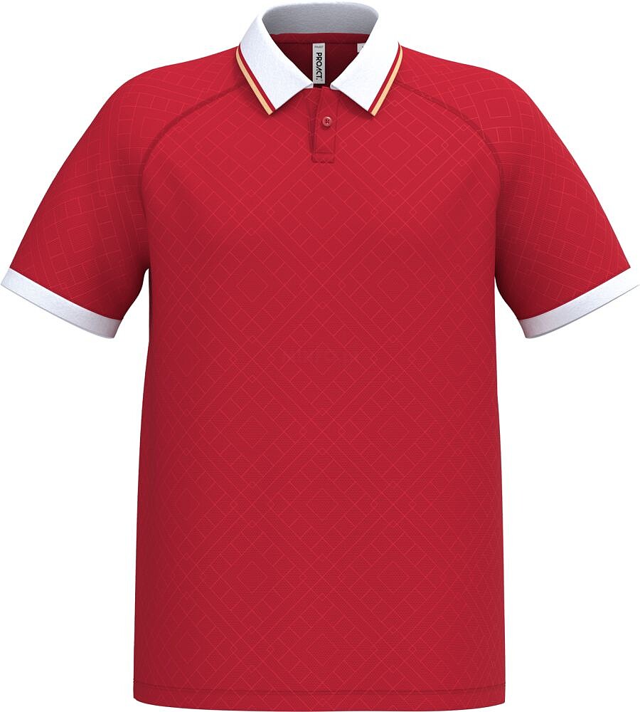 T-shirt lifestyle com colarinho tipo polo unissexo PA497