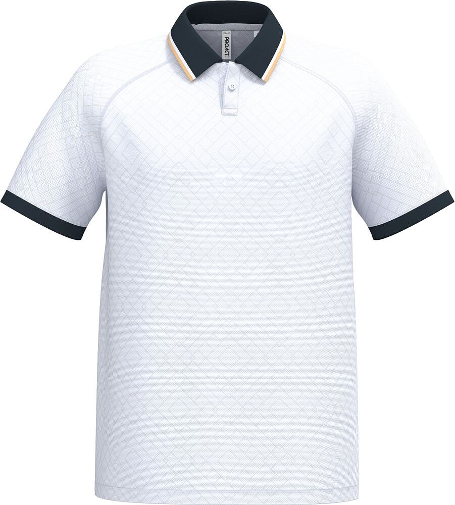 T-shirt lifestyle com colarinho tipo polo unissexo PA497