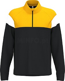 PA387 Sweatshirt 1/2 fecho de desporto unissexo tam: 4XL cor...
