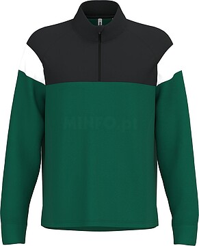 Sweatshirt 1/2 fecho de desporto unissexo PA387