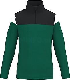 PA388 Sweatshirt 1/2 fecho de desporto de criança tam: 8/10...