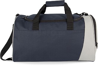KI0660 Saco de desporto bicolor tam: L cor: Navy/ Light Grey...