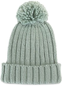 KP563 Gorro com pompom tam: One Size cor: Water Green : K-up