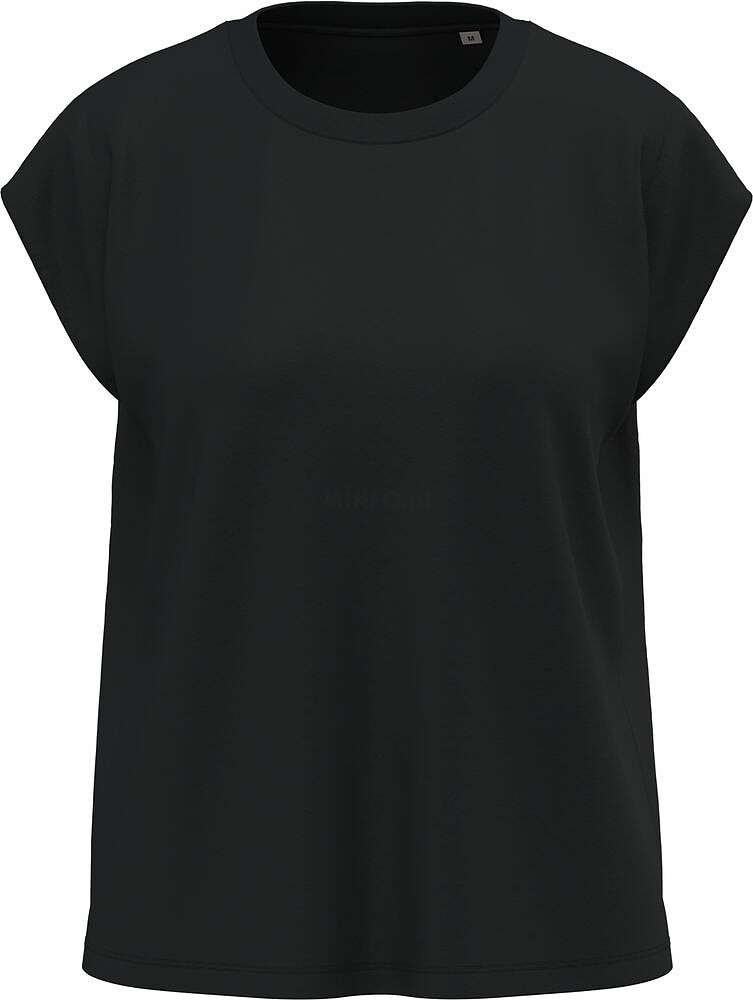 T-shirt eco-responsável sem mangas com ombreiras para senhora SP306