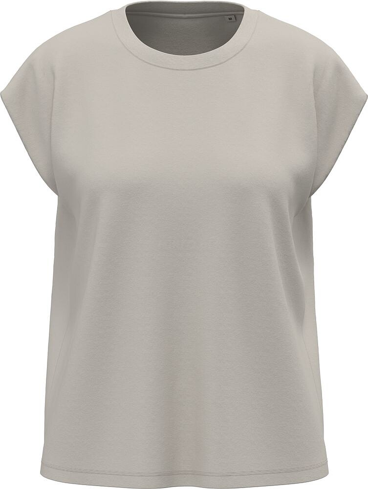 T-shirt eco-responsável sem mangas com ombreiras para senhora SP306