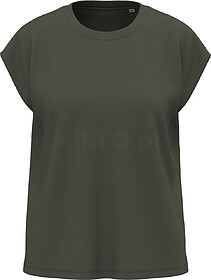 SP306 T-shirt eco-responsável sem mangas com ombreiras para...