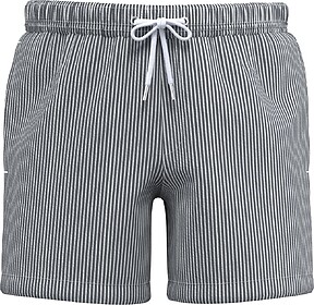 SP706 Calção de banho eco-responsável às riscas de homem...