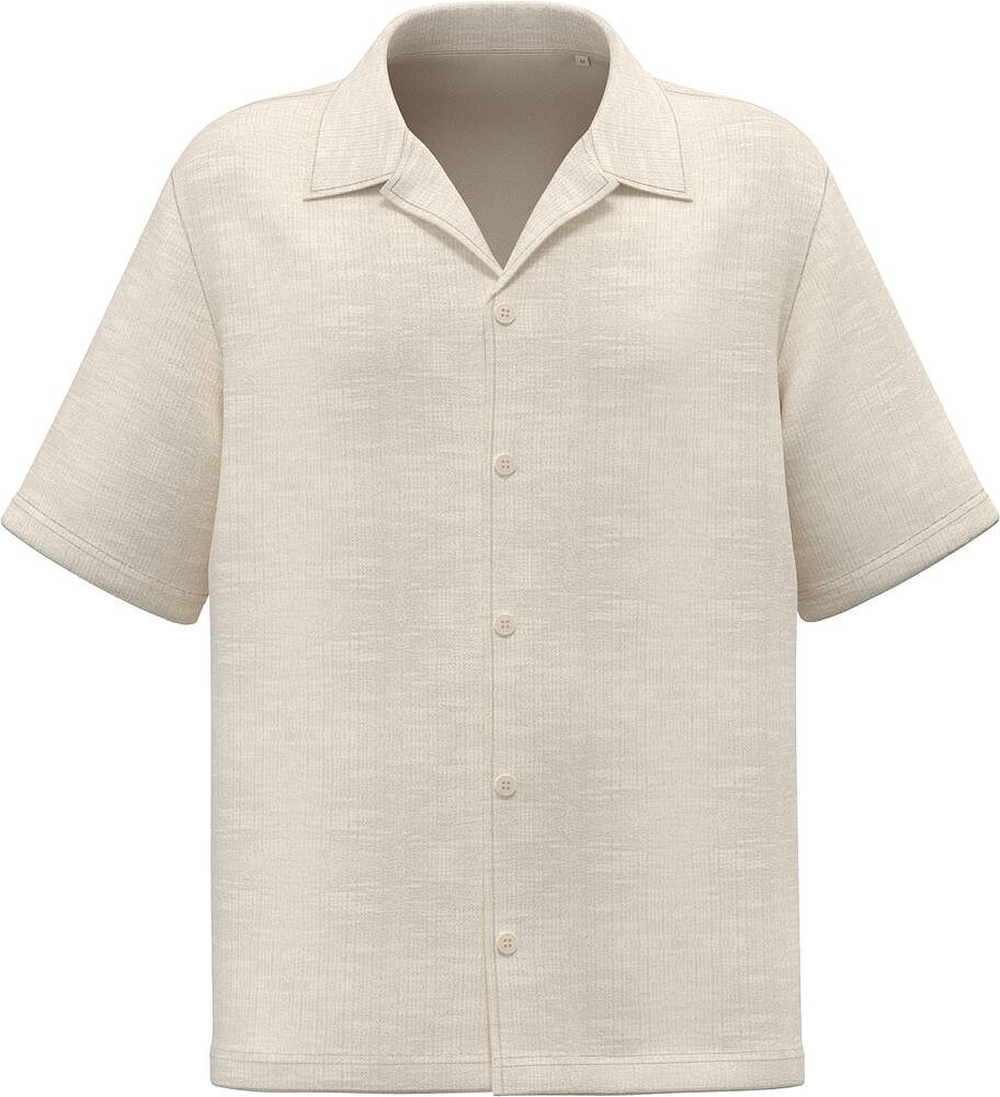 Camisa de manga curta texturada de homem SP530