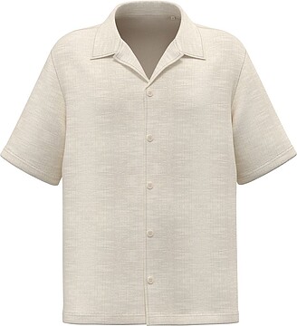 Camisa de manga curta texturada de homem SP530