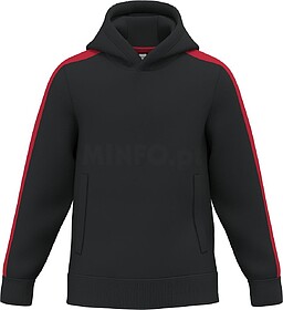 PA3056 Sweatshirt com capuz teamwear bicolor de criança tam...