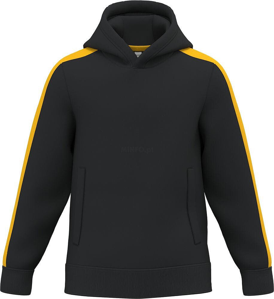 Sweatshirt com capuz teamwear bicolor de criança PA3056
