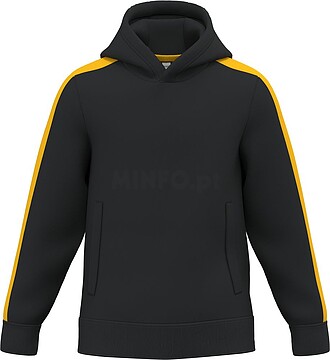 Sweatshirt com capuz teamwear bicolor de criança PA3056