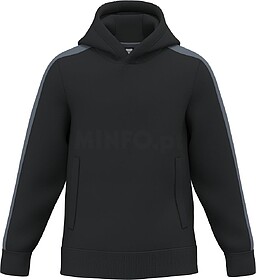 PA3056 Sweatshirt com capuz teamwear bicolor de criança tam...