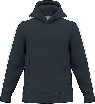 Sweatshirt com capuz teamwear bicolor de criança PA3056