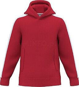 PA3056 Sweatshirt com capuz teamwear bicolor de criança tam...
