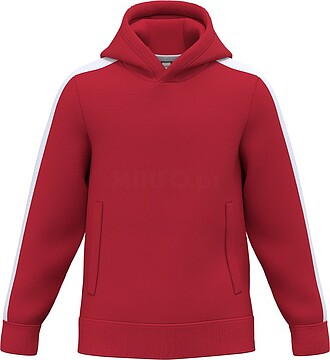 Sweatshirt com capuz teamwear bicolor de criança PA3056
