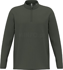 PA4049 T-shirt outdoor 1/2 fecho de manga comprida unissexo ...