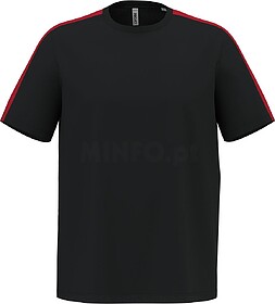 PA4055 T-shirt teamwear bicolor unissexo tam: M cor: Black/ ...