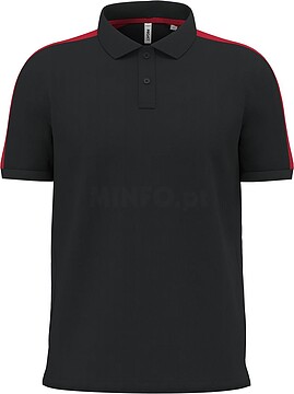 Polo teamwear bicolor unissexo PA4057