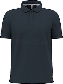 PA4057 Polo teamwear bicolor unissexo tam: M cor: Navy/ Whit...