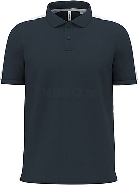 Polo teamwear bicolor unissexo PA4057
