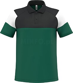 PA4032 Polo de treino unissexo tam: M cor: Dark Green/ Black...