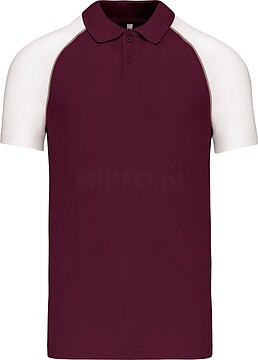 Polo baseball > polo de homem bicolor K226