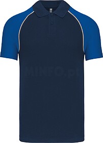 K226 Polo baseball > polo de homem bicolor tam: 3XL cor: ...