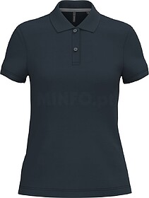 K242C Polo de senhora manga curta tam: M cor: Navy : Kariban...