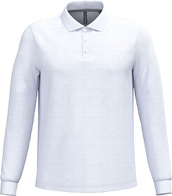 K243 Polo de manga comprida tam: S cor: White : Kariban Supe...