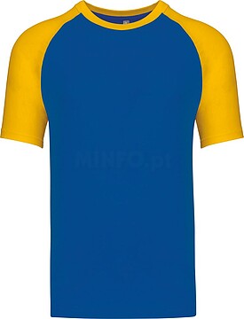 Baseball > t-shirt de homem bicolor K330