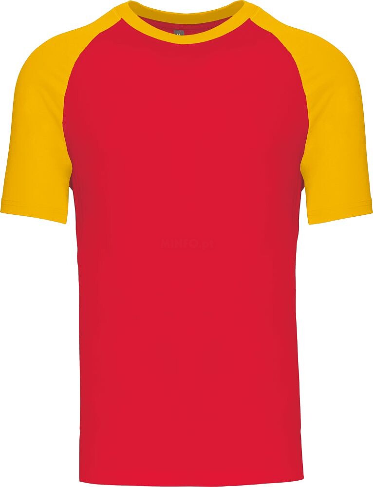 Baseball > t-shirt de homem bicolor K330