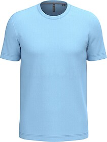 K356C T-shirt manga curta decote redondo tam: M cor: Sky Blu...
